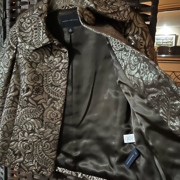 Banana Republic Metallic Brocade Jacket, XS - Picture 3 of 5